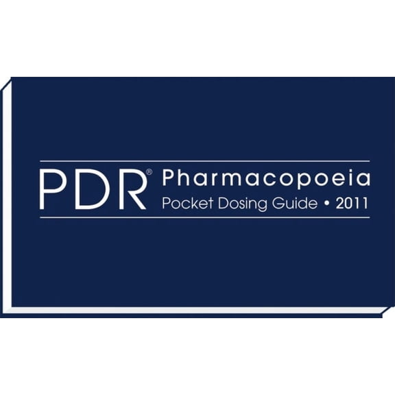 Pre-Owned Physicians' Desk Reference Pharmacopoeia Pocket Dosing Guide: PDR Pharmacopoeia Pocket Dosing Guide 2011 (Paperback)