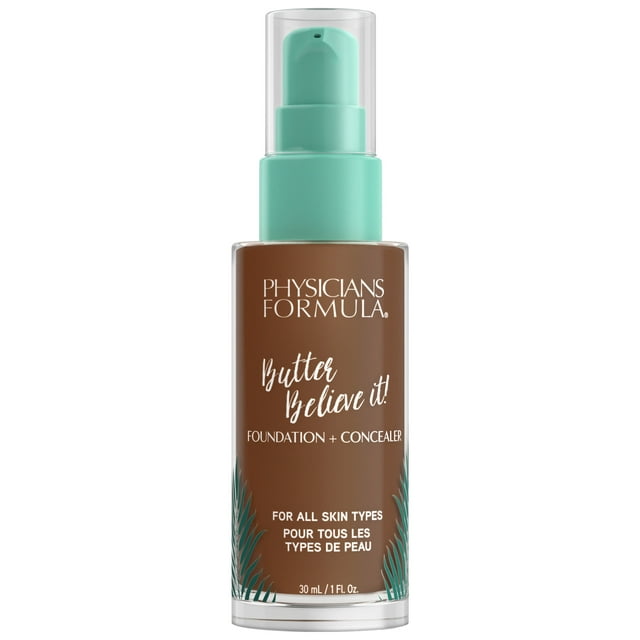 Physicians Formula Butter Believe It! Foundation + Concealer, Deep to