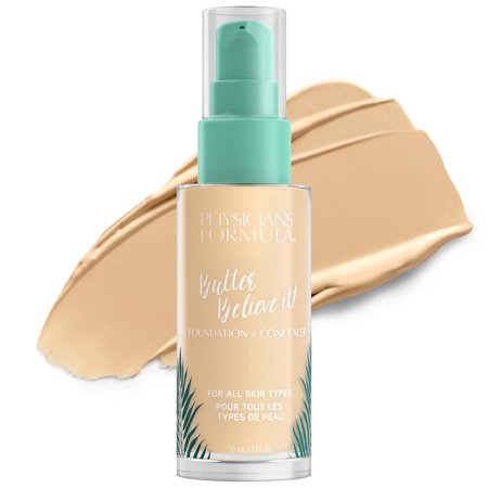 Physicians Formula Butter Believe It! Foundation and Concealer, For All Skin Types, Fair