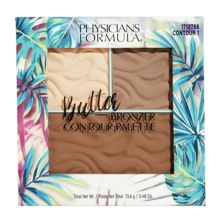 Physicians Formula Butter Bronzer Contour Palette, Light to Medium, 1 Count
