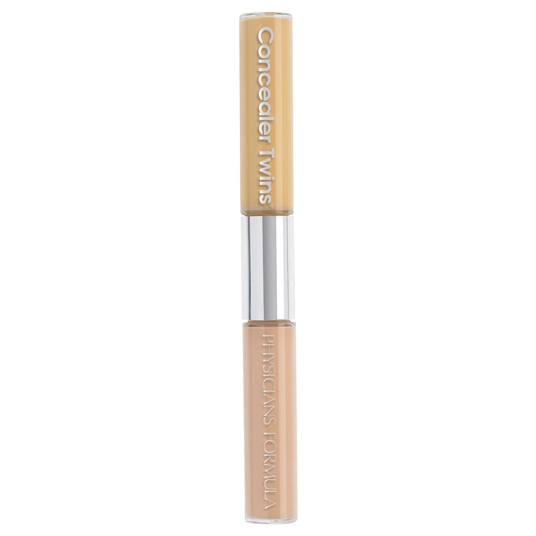 Physicians Formula Concealer Twins Cream Concealers, Yellow/Light, 0.24
