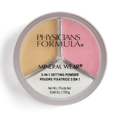 Physicians Formula Mineral Wear 3-in-1 Setting Powder, Set/ Bright/ Bake