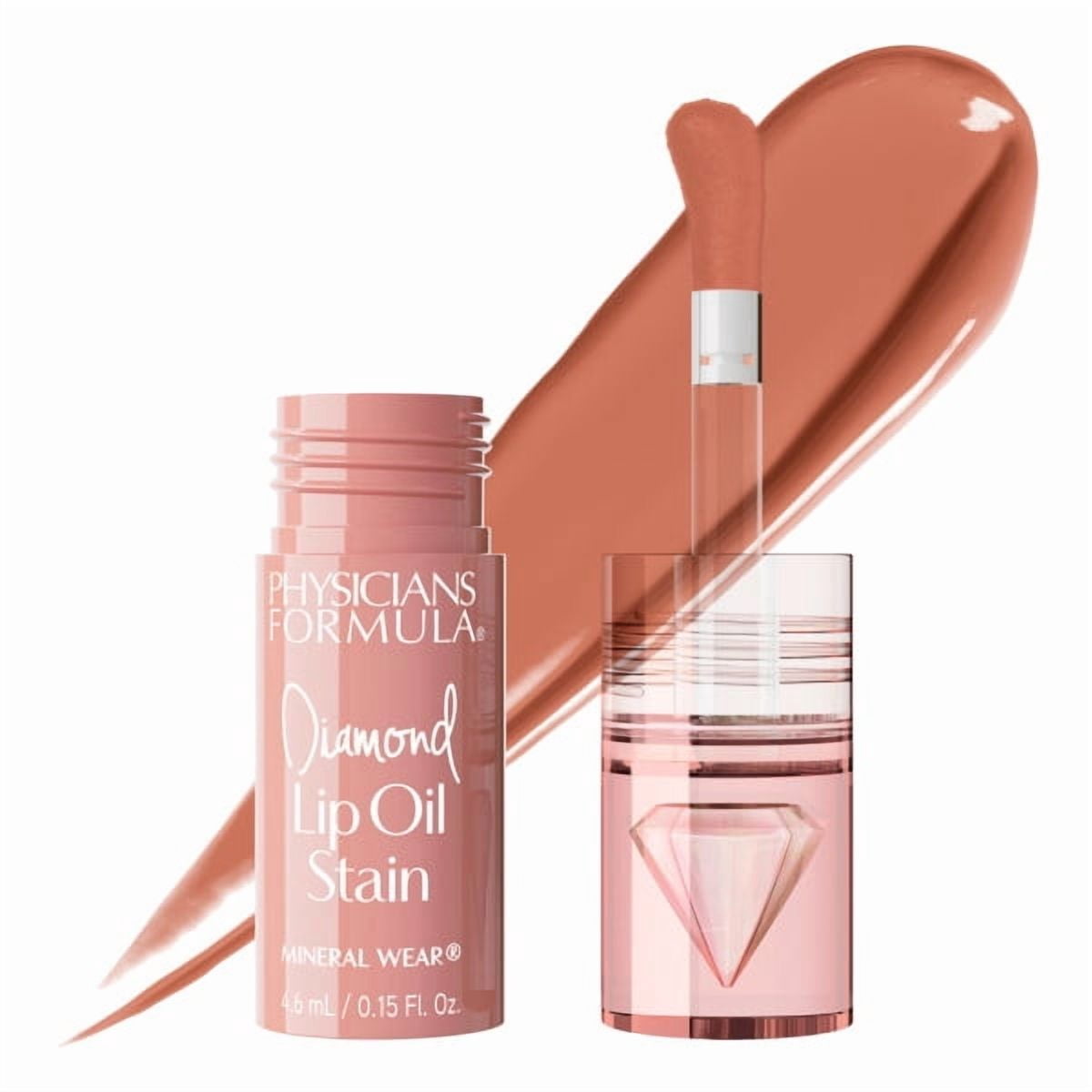 Physicians Formula Mineral Wear Liquid Diamond Lip Oil Stain, Timeless Taupe