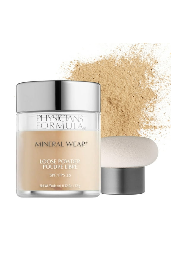 Mineral Wear Loose Powder, Translucent Light, 0.49 oz, Foundation Makeup