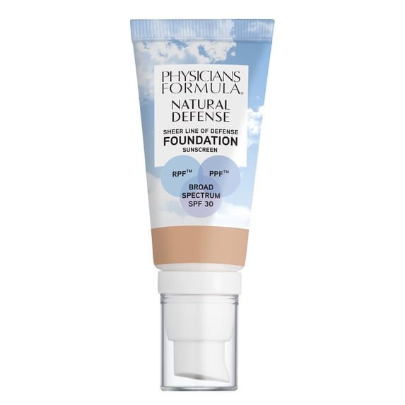 Physicians Formula Natural Defense Sheer Line of Defense Foundation SPF 30, Fair