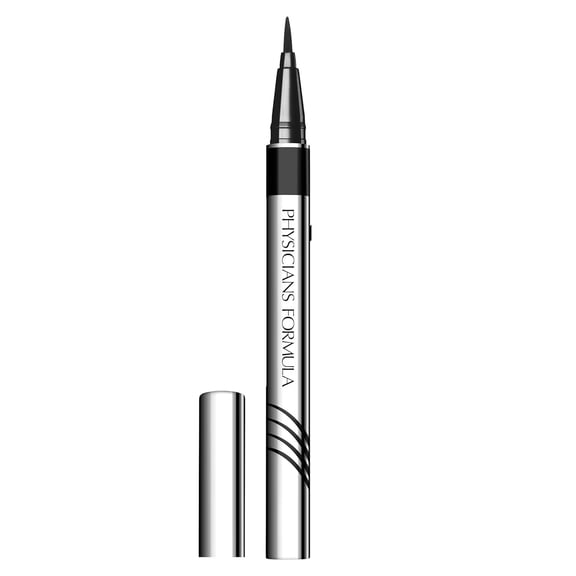 Physicians Formula Precision Ultra Fine Liquid Eyeliner with Lash Conditioning Serum, Ultra Black
