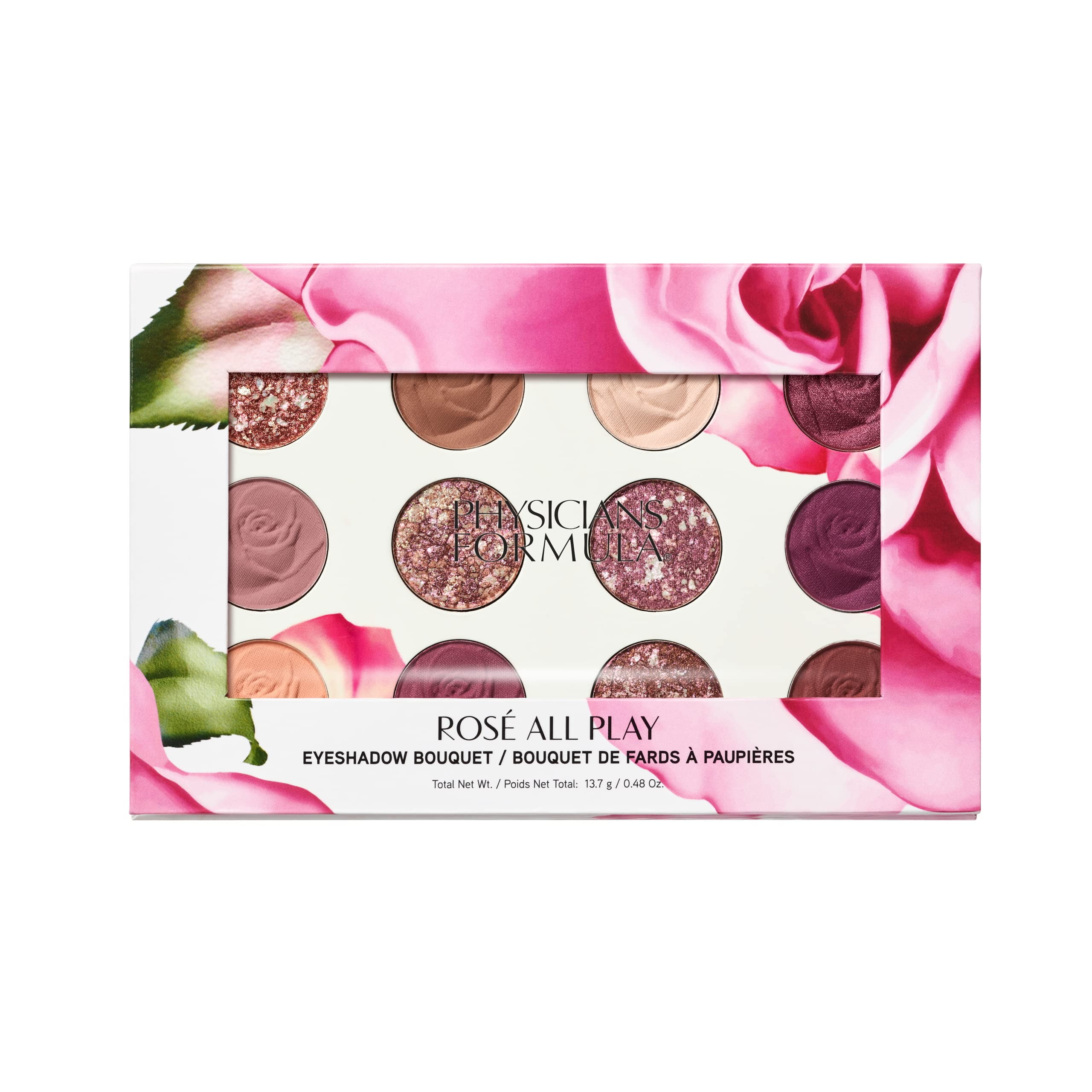 Physicians Formula Rosé All Play Eyeshadow Palette - Elevate Your Eye Makeup Game with Bouquet Bliss! 12 Pan Eye Palette