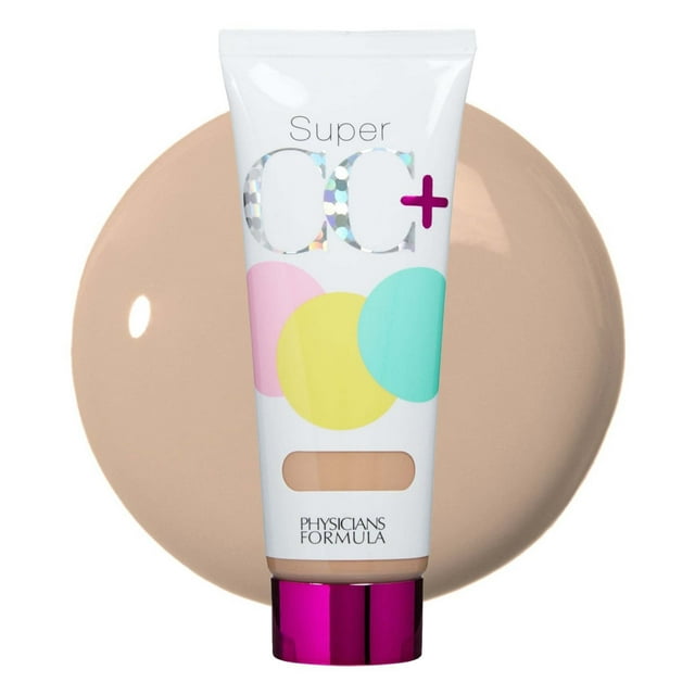 Physicians Formula Super CC+ VTF5&nbsp;Cream Color-Correction + Care Cream Full Coverage Foundation, Anti Aging Hydrating Serum, For Uneven Skin Tone, Dermatologist Approved, Light