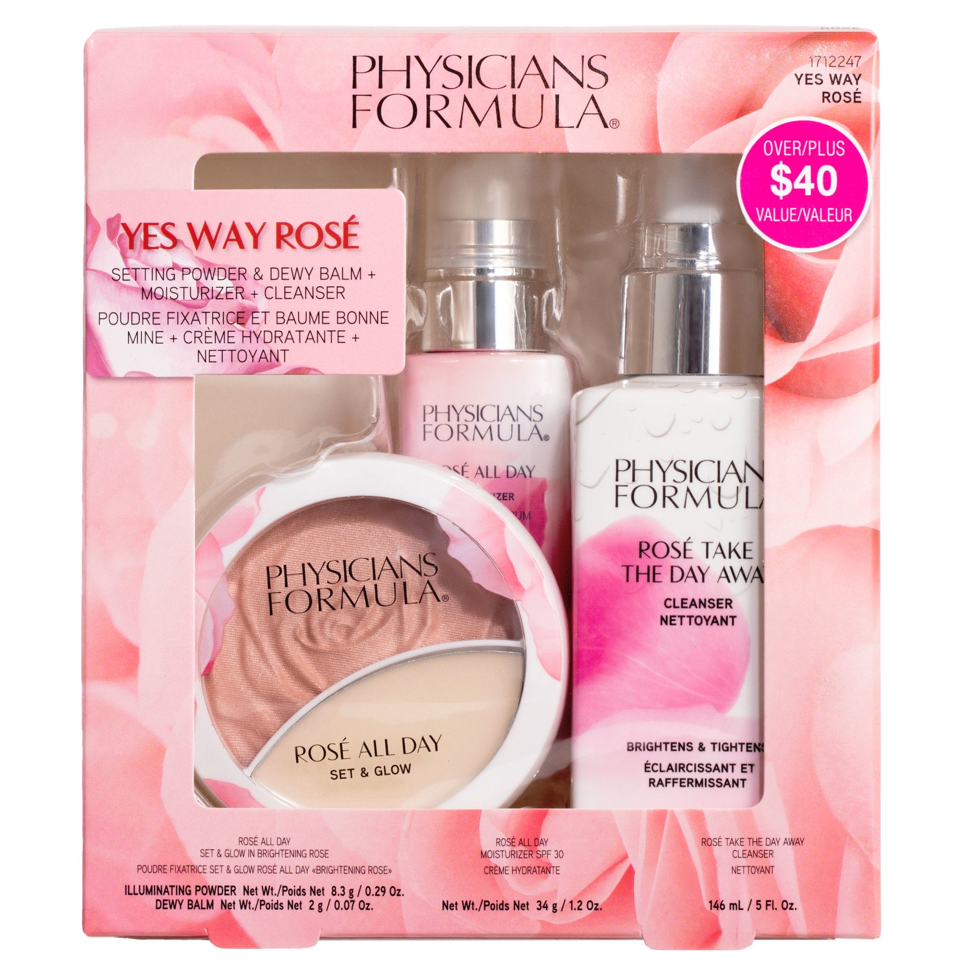 Physicians Formula Yes Way Rosé Kit Brightening Powder & Dewy Balm