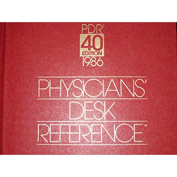 Physicians' desk reference : PDR, 9780874898866, 0874898862, Hardcover,