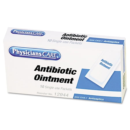 PhysiciansCare by First Aid Only First Aid Kit Refill Triple Antibiotic Ointment 12/Box 12001