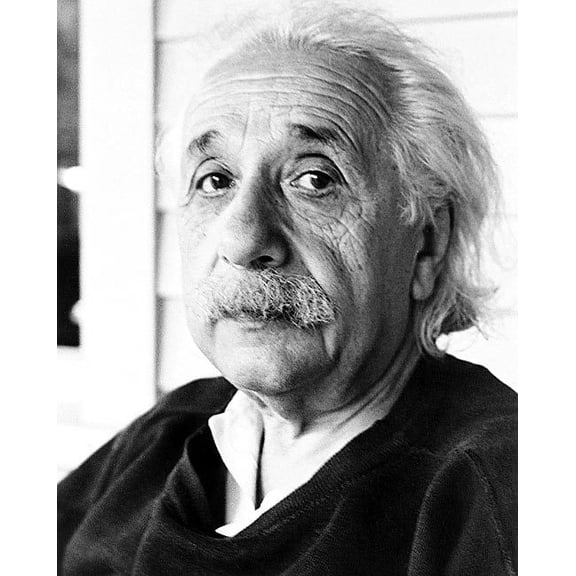 Physicist Albert Einstein Portrait - 20x30 Inch Laminated Poster - Stunning Detail and Bold Colors