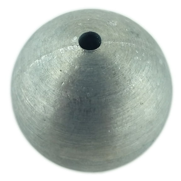 Physics Ball , Zinc , 25mm (1 in.), Drilled by Go Science Crazy