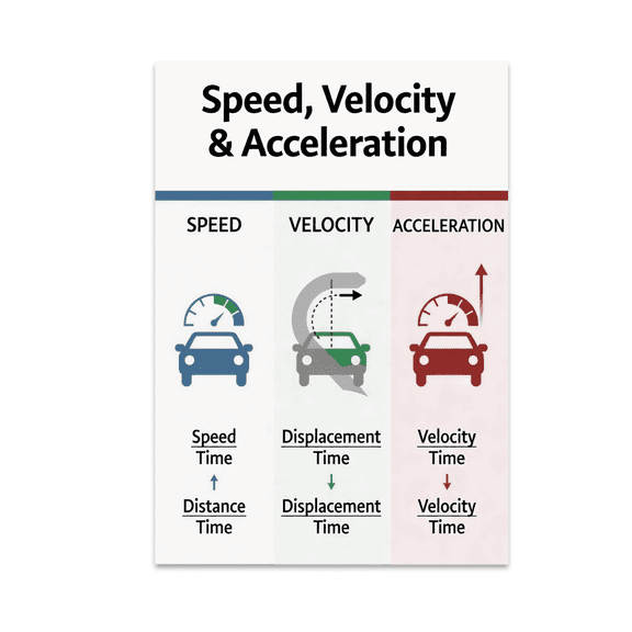 Physics Concepts Wall Art - Science Enthusiast - 13x19 Poster Print