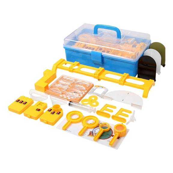 Physics Experiment Box Geometric Optics Props Durable ABS Plastic for School Science Teaching Students