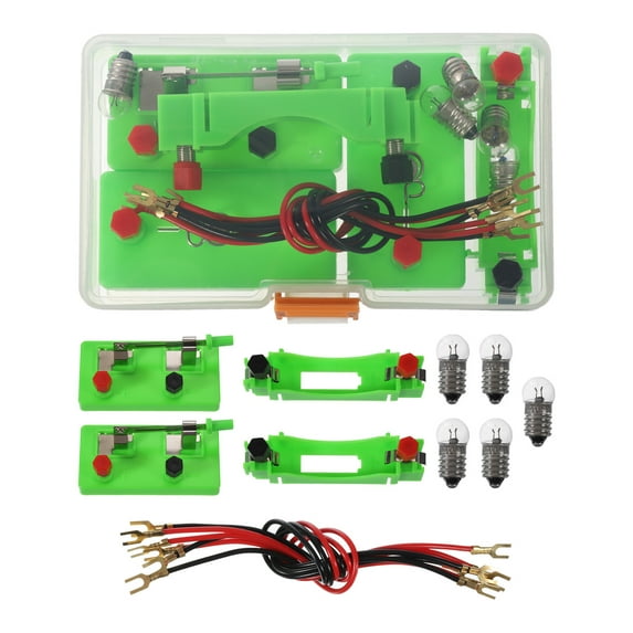 Physics Experiments Set, 3 Pcs Physical Labs Electricity Kits Circuits Electric Science Series Parallel Circuits