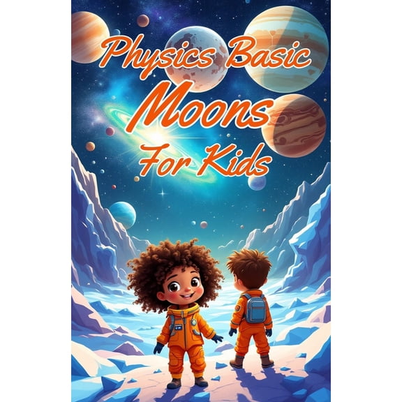 Physics Kids Books Physics Basic Moons For Kids: Solar System Worlds, Oceans, Volcanoes, and Tidal Forces Explained for Young Scientists, Book 20, (Paperback)