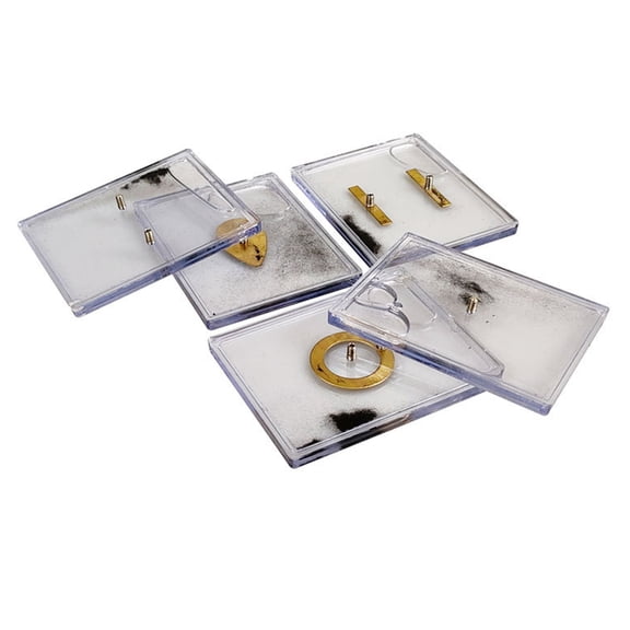 Physics Lab Equipment Set With 5 Glass Boards To Visualize Electric Field Lines And Vectors Direction In Experiments