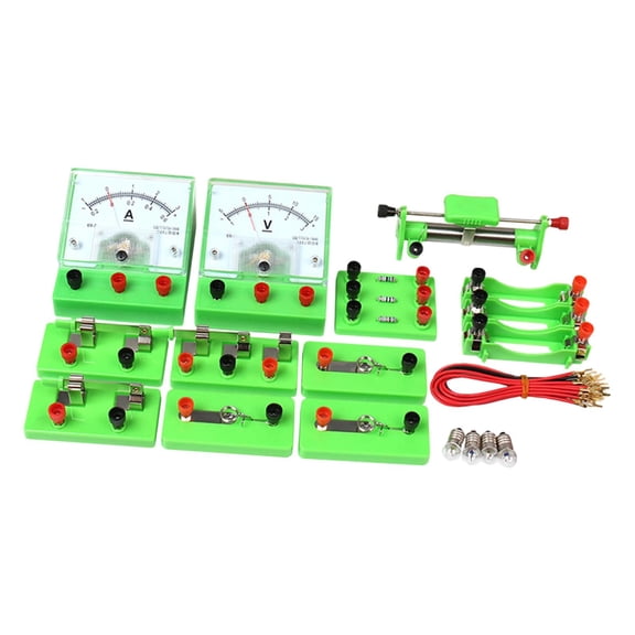 Physics Learning Electric Circuit Experiment Kit Science Lab Set PP Material for High School Student DIY Projects