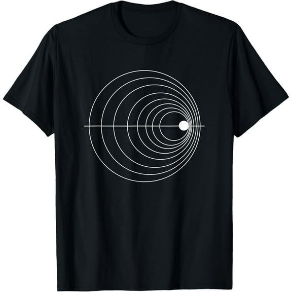 Physics Physicist Doppler Effect Costume T-ShirtMen and women, Black T-shirt, size: Extra large