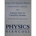 thumbnail image 1 of Pre-Owned Physics: Principles with Applications Instructor's Resource Manual (Paperback) 0130352519 9780130352514, 1 of 1