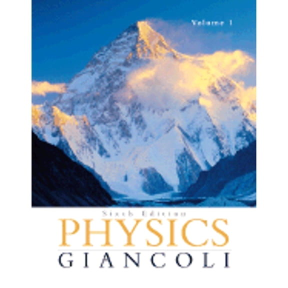 Pre-Owned Physics: Principles with Applications, Volume I: Chapters 1-15, 6th Edition (Paperback) 013035256X 9780130352569