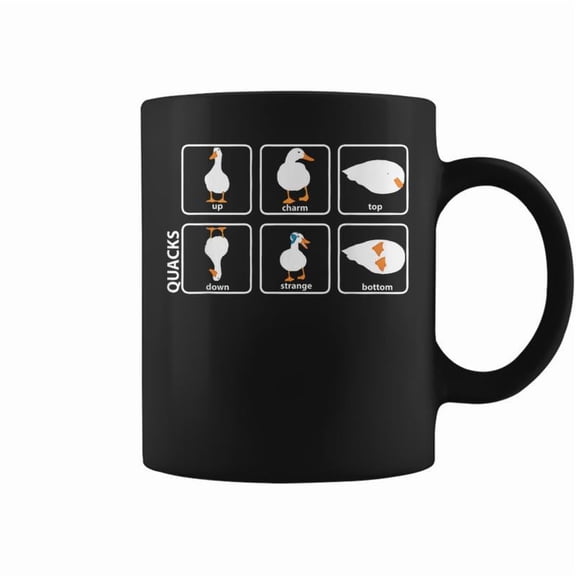 Physics Pun Duck Teacher Science Math Coffee Mugs