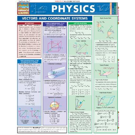 Pre-Owned Physics (Quickstudy Reference Guides - Academic), 9781572225008, 1572225009, Paperback,