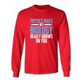 thumbnail image 1 of Physics Rules But Biology Really Grows On You Sarcastic Novelty Gift Idea Adult Humor Funny Men's Long Sleeve Shirts, 1 of 3