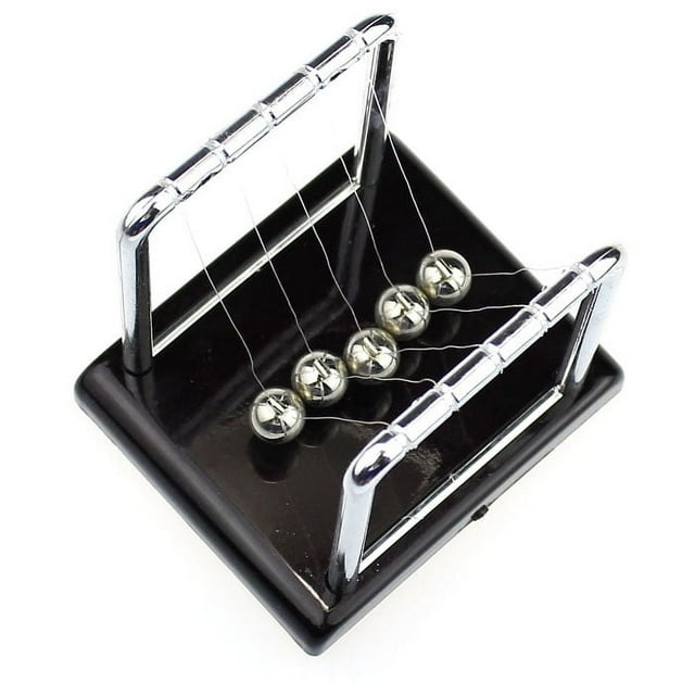 Physics Science Accessory Desk Toy Newton"s Cradle Steel Balance Ball