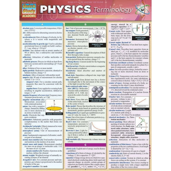 Physics Terminology (Other)