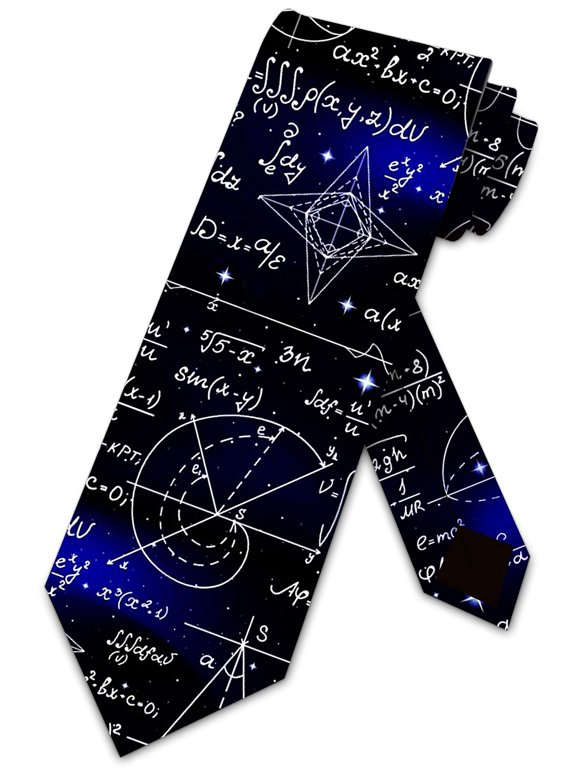 Physics Ties Mens Science Necktie Equation Tie by Three Rooker