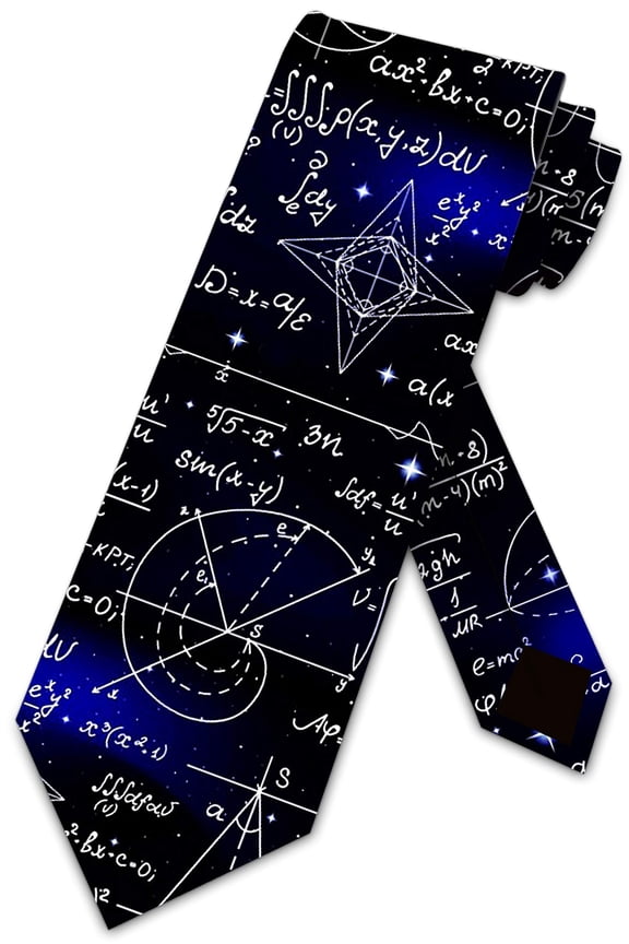 Physics Ties Mens Science Necktie Equation Tie by Three Rooker