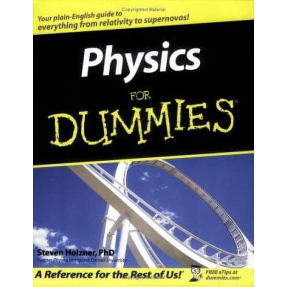 Pre-Owned Physics for Dummies by Steven Holzner (Paperback),Education,English