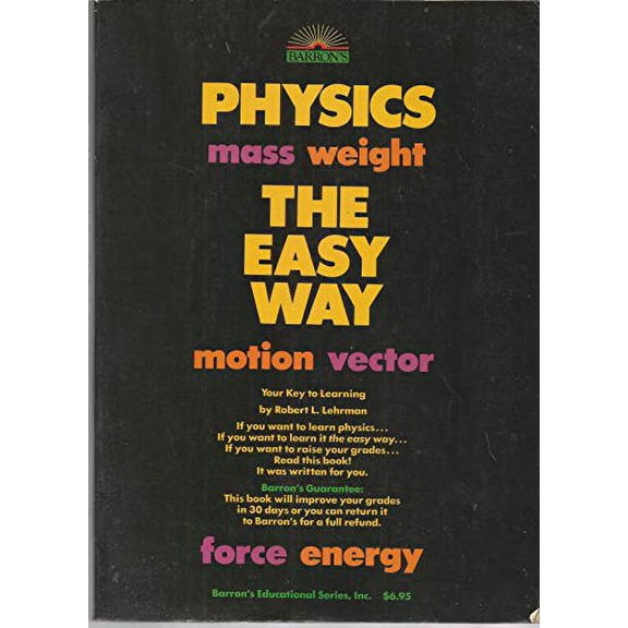 Pre-Owned Physics the Easy Way (Paperback) 9780812026580