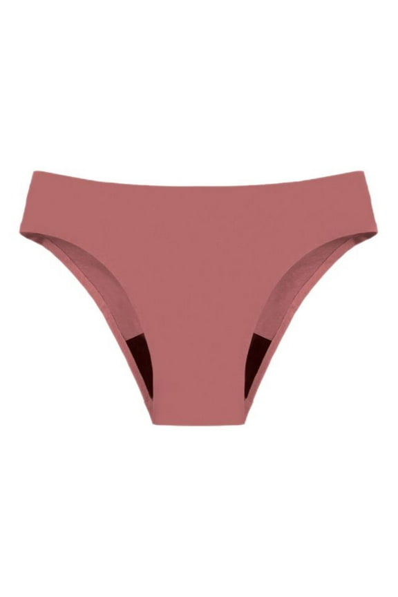 Menstrual Swimwear for Women - 4-Layer Absorbent Period Underwear High-Flow Mesh Quick Water Absorption Anti-Leak Menstrual Leggings(Pink,XXL)