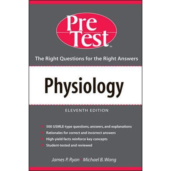 Pre-Owned Physiology: Pretest Self-Assesment & Review (Paperback) 0071436537 9780071436533