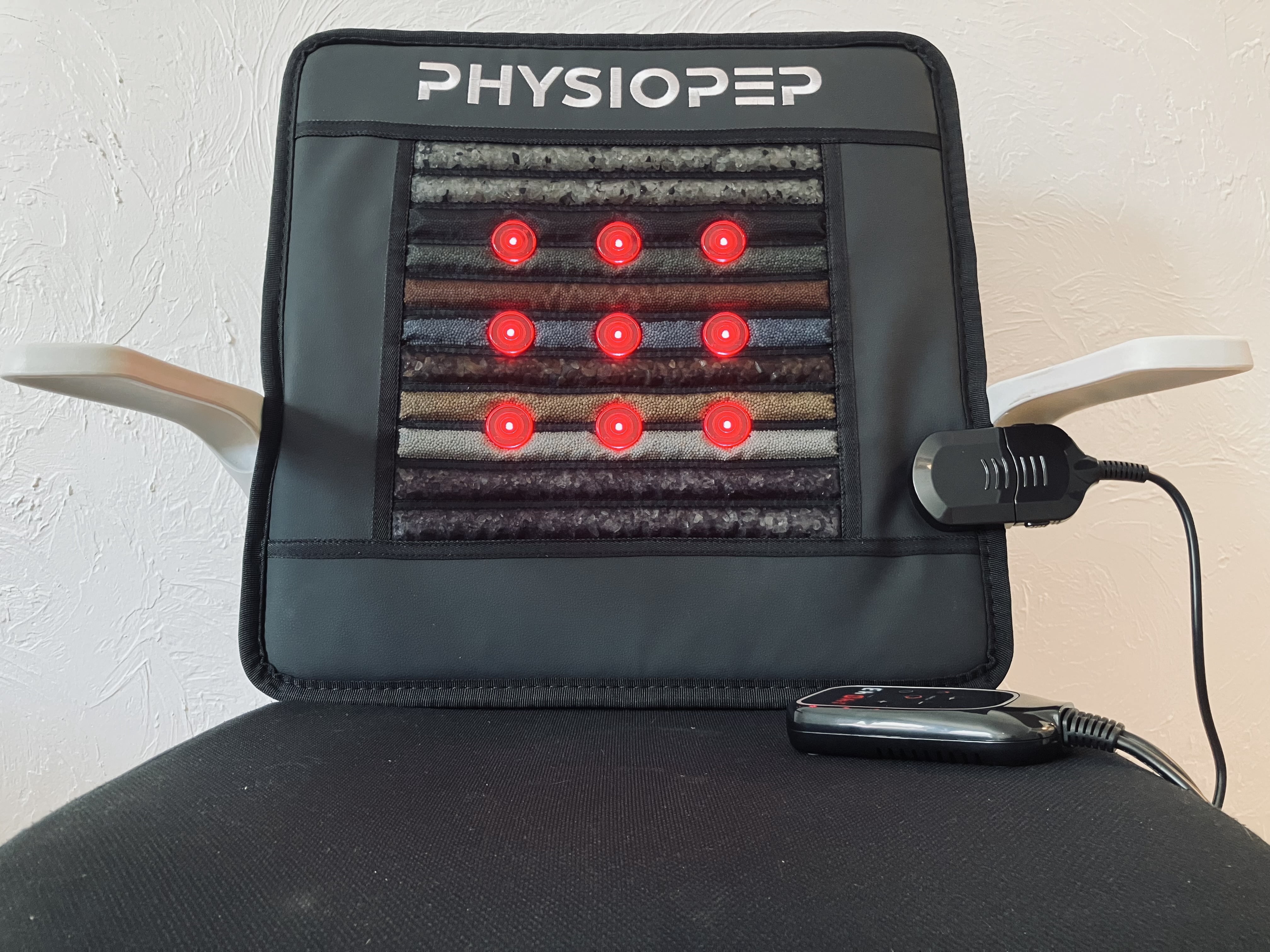 Physiopep Small Midnight Rainbow Mat - PEMF, Infrared Heat & Red Lights - 20" x 20"