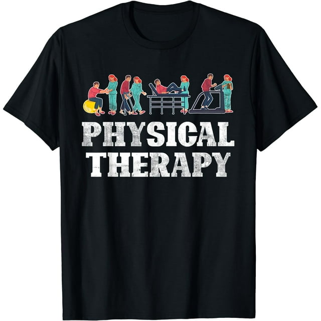 Physiotherapy Doctor Gift Idea Therapist Physical Therapy T-Shirt ...