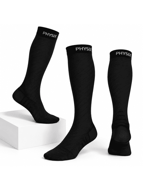 Physix Gear Socks 20-30 - Men & Women Running Flight Travel