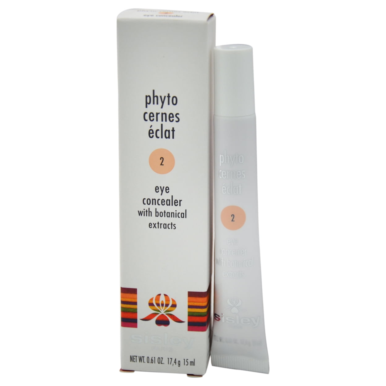 Sisley Phyto Cernes Eclat Eye Concealer, 1.5 Brown, 0.5 oz, Tinted