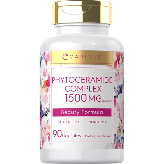 Phytoceramide | 90 Capsules | with Organic Sweet Potato | Vegetarian, Non-GMO, Gluten Free | by Carlyle