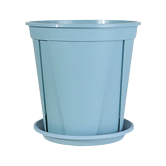Phyton Caccabus Blue 12x10cm With Saucer And Drainage Holes For Succulents