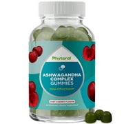 Phytoral Calming Ashwagandha Gummies for Men and Women - 25mg Ashwagandha Equivalent from 30:1 Extract with Zinc and Vitamin D - Tasty Adaptogen Stress Gummies for Adults for Energy and Mood Support