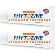 Phytozine Ringworm Treatment, Extra Strength Topical Treatment Ringworm Remedy, 2 tubes
