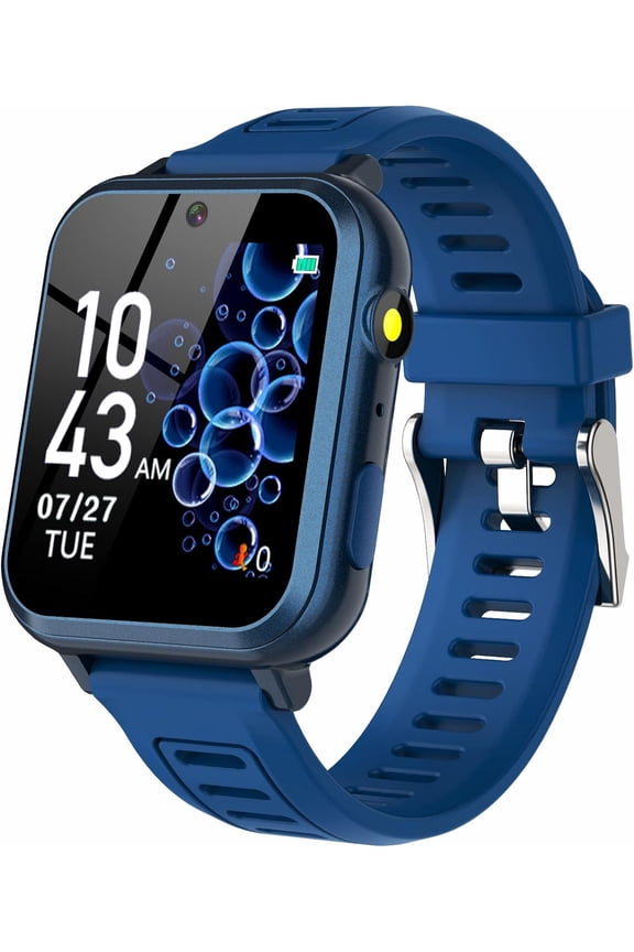Phyulls Smart Watch for Kids, Smart Watch Toys with 39 Games Camera Video Recorder Music Alarm Calculator Calendar Flashlight Stopwatch Pedometer Gift Toys for 3-12 Years Old Boys and Girls
