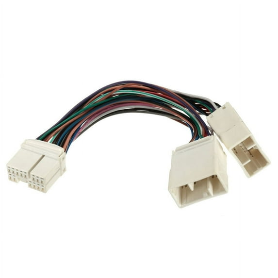 Phyun 1 x 20.5cm Y Cable Splitter Support 3.5mm AUX Audio Input For Honda Civiv Acura
