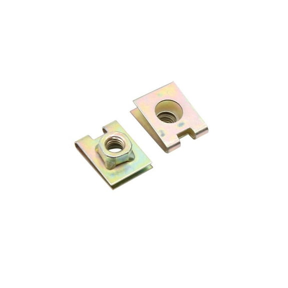 Phyun 10 Pcs 6mm/M6 Spring U-Type Clips Speed Nut For Car Panel Fender Defense