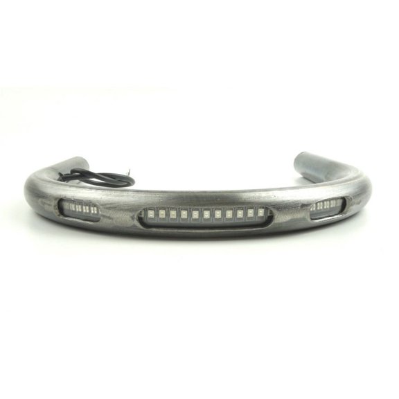 Phyun 225Mm Modified Universal For Cafe Racer Seat Frame Hoop Style Loop With Led Brake Turn Singal Light For Honda Cb Yamaha Xs