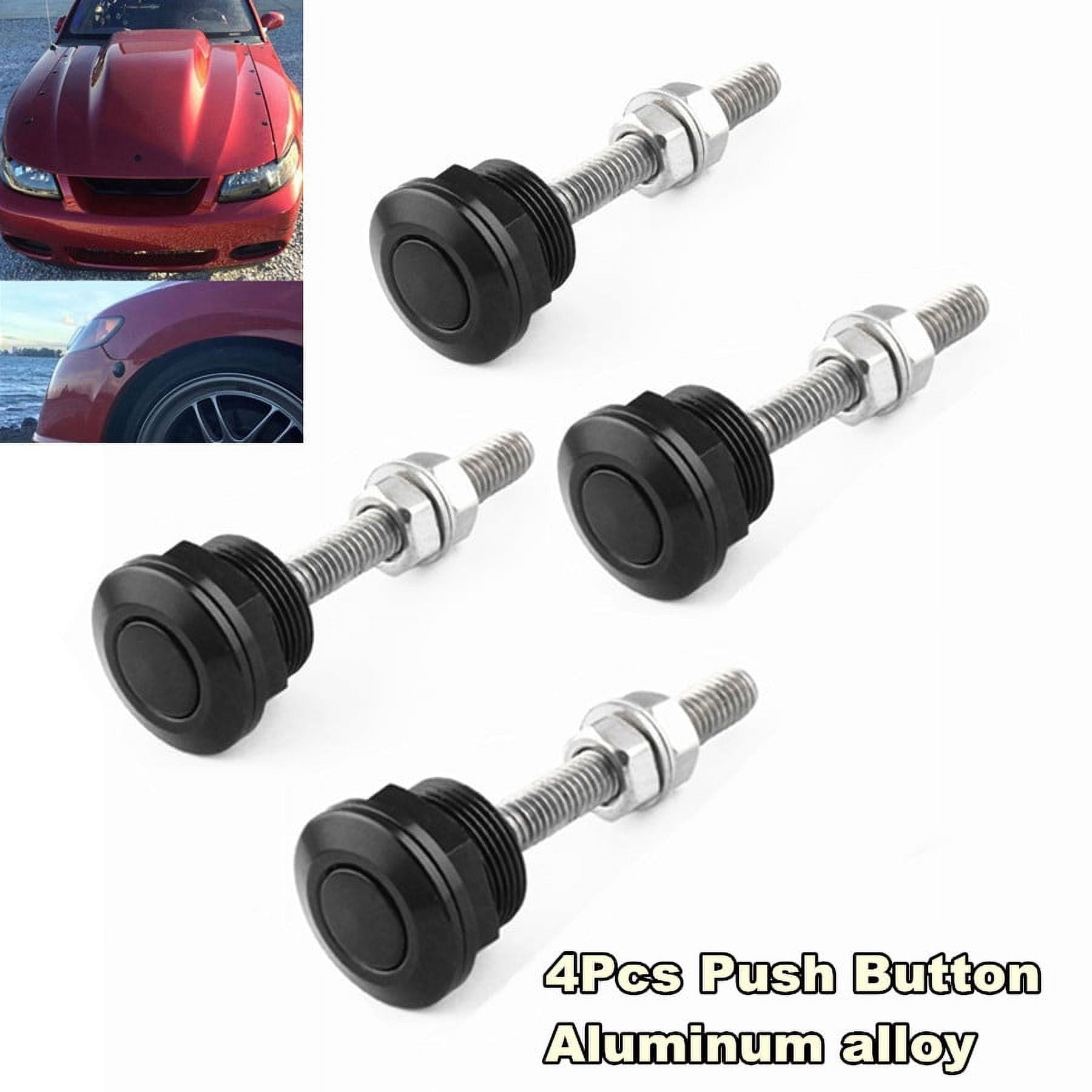 Phyun 22mm Push Button Hood Pin Lock Clip Kit Car Quick Release